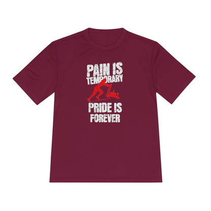 HYROX Inspired Women’s Performance Tee - Pain Is Temporary Pride Is Forever