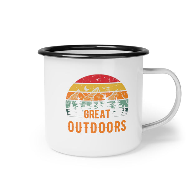 Great Outdoors - 12oz Enamel Camping Mug