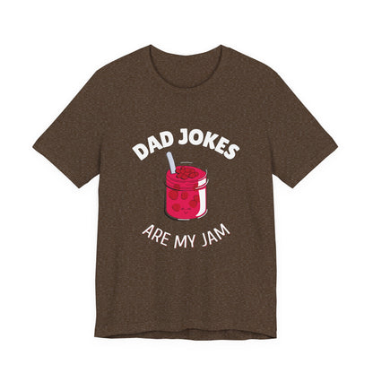 Dad Jokes Are My Jam Shirt Men Funny Dad Joke T-Shirt Gift for Father Graphic Tee