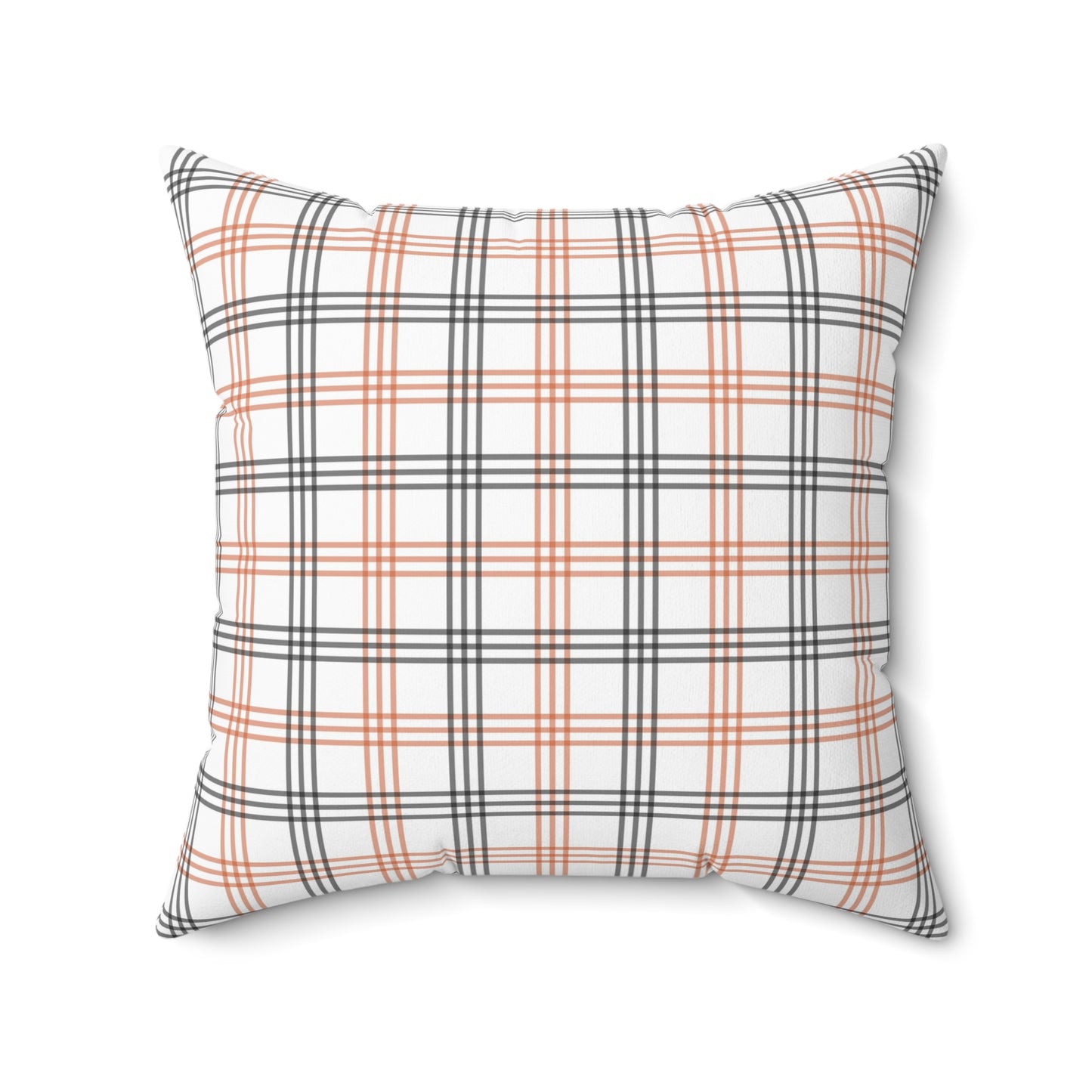 Cutest Pumpkin in the Patch - Indoor Throw Pillow – Double-Sided Fall Pillow with Plaid Bow Design
