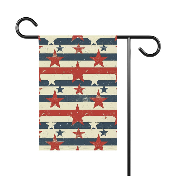 Vintage Stars & Stripes Garden Flag