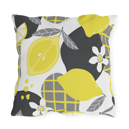 Outdoor Pillow - Lemon Citrus Outdoor Throw Pillow