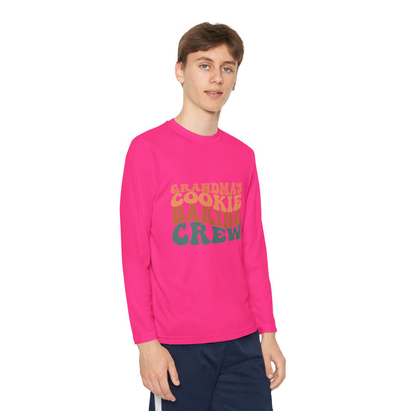 Kids Long Sleeve Grandma Cookie Baking Crew
