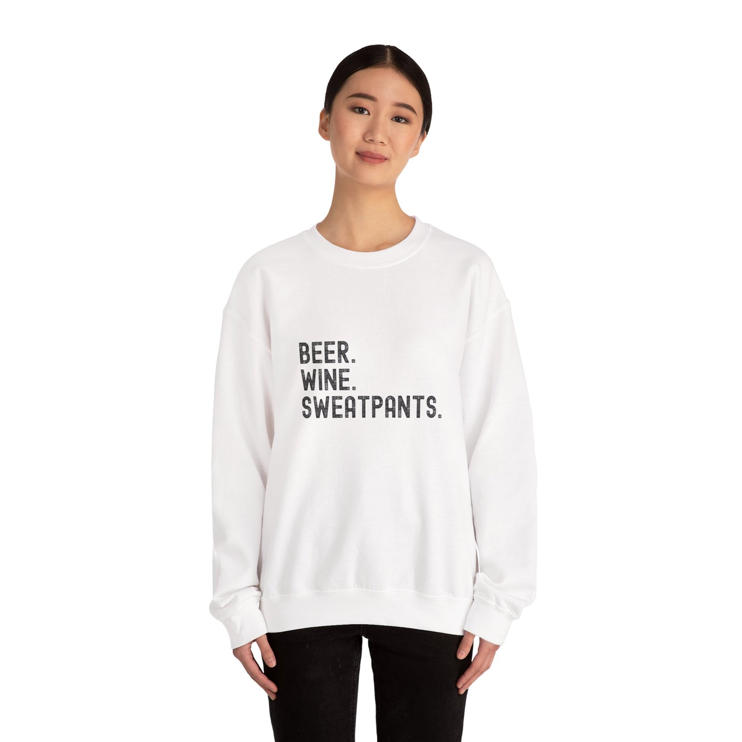 Beer Wine Sweatpants Crewneck Sweatshirt