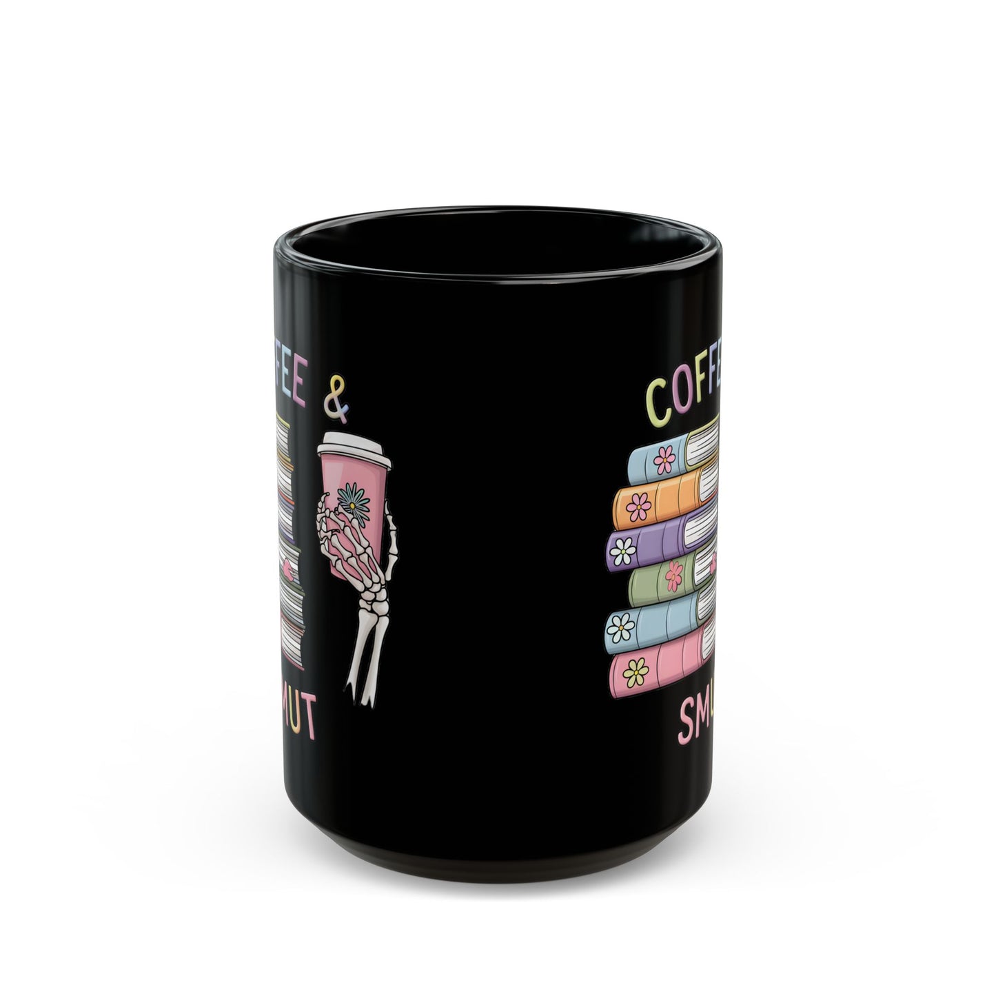 Coffee & Smut Ceramic Black Mug