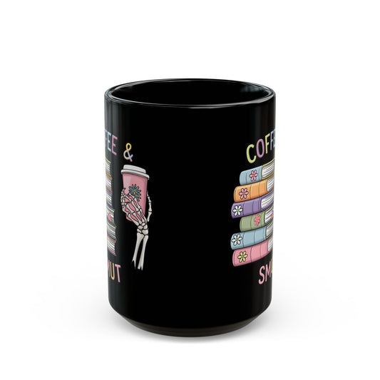 Coffee & Smut Ceramic Black Mug