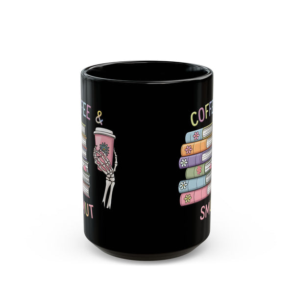 Coffee & Smut Ceramic Black Mug