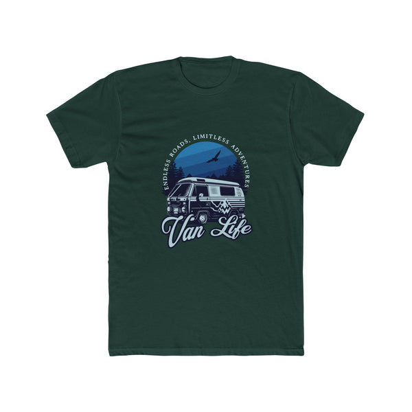 Mens Van Life Classic TShirt Limitless Adventures Tshirt Funny TShirt