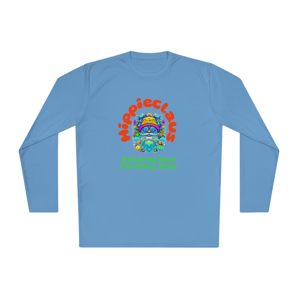 Unisex Long Sleeve TShirt Hippie Claus Graphic Tshirt Funny Tee