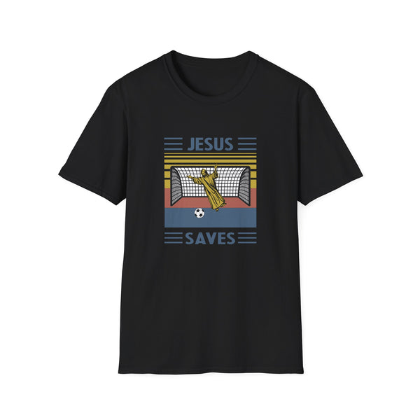 Jesus Saves Unisex Softstyle T-Shirt Funny TShirt Christian TShirt