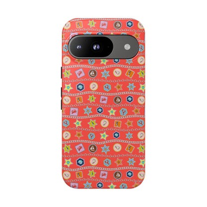 Colorful Summer Icon Patterned Phone Case - iPhone, Pixel, and Samsung Galaxy