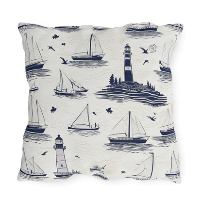 Nautical - Outdoor Throw Pillow