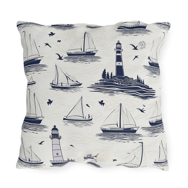 Nautical - Outdoor Throw Pillow
