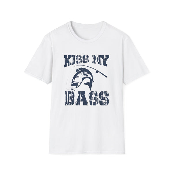 Kiss My Bass Distressed Bass Fishing Tee