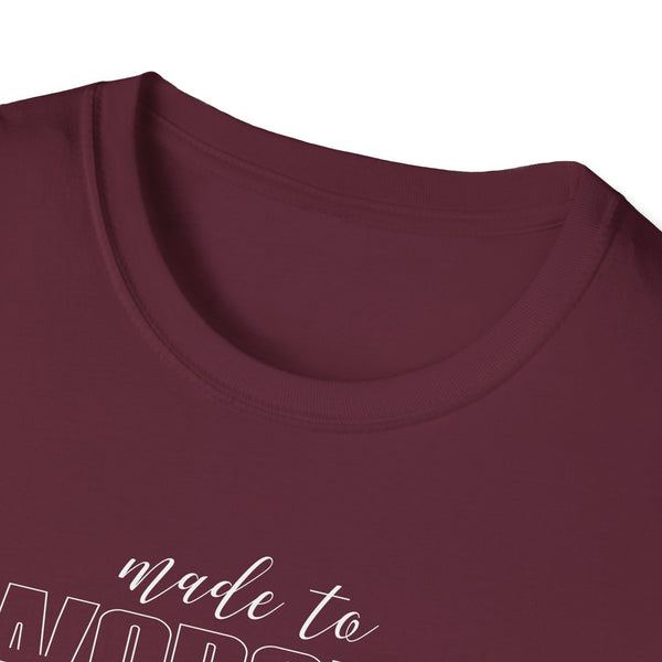 Made to Worship TShirt Unisex Softstyle T-Shirt Christian TShirt