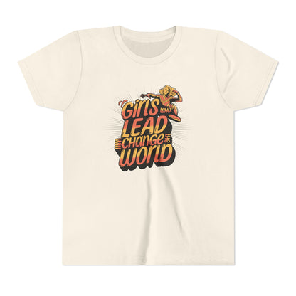 Girls Who Lead Will Change the World - Youth Tee