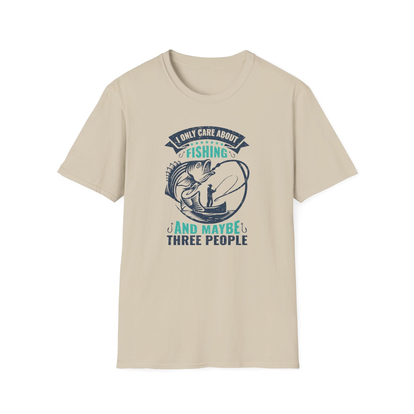 I Like Fishing and 3 People - Classic T-Shirt