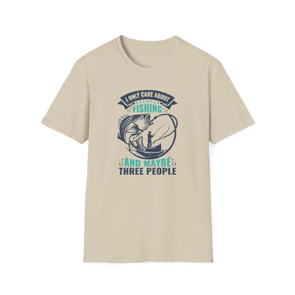 I Like Fishing and 3 People - Classic T-Shirt