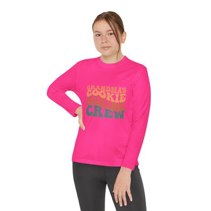 Kids Long Sleeve Grandma Cookie Baking Crew