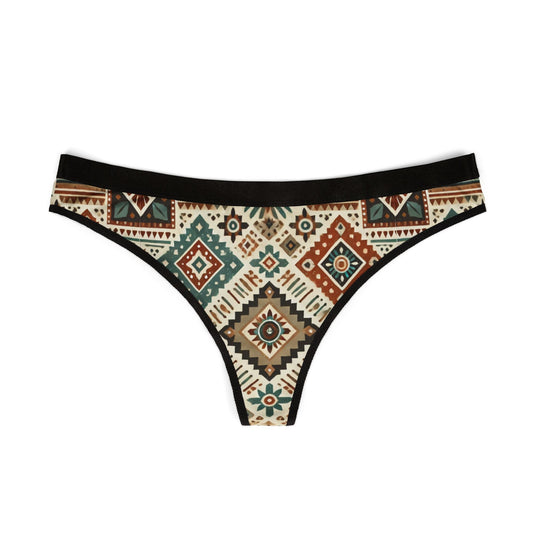 Western Print Women's Thong