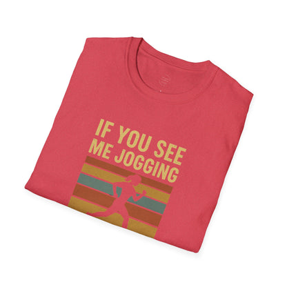 Retro “If You See Me Jogging Call 911” T-Shirt