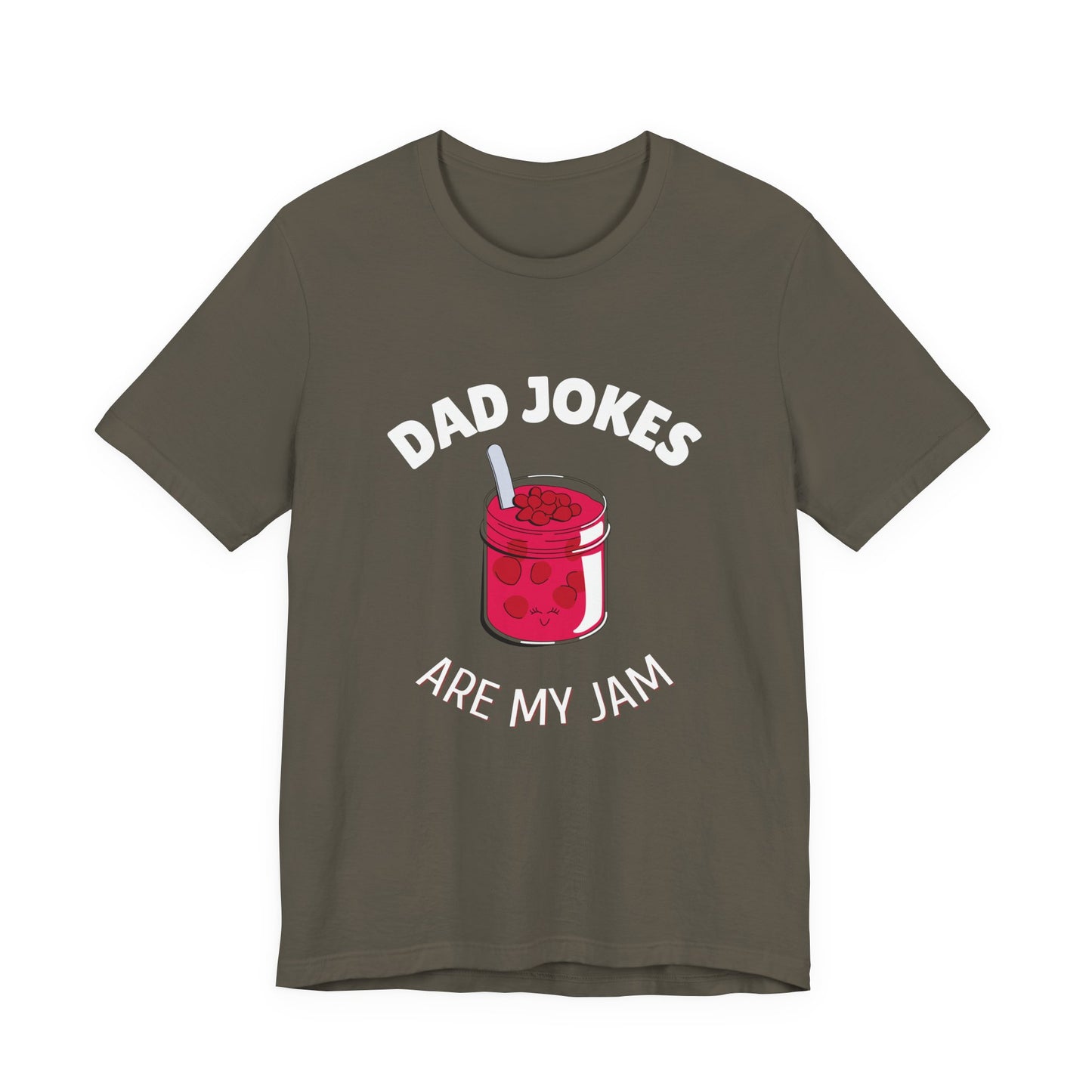 Dad Jokes Are My Jam Shirt Men Funny Dad Joke T-Shirt Gift for Father Graphic Tee