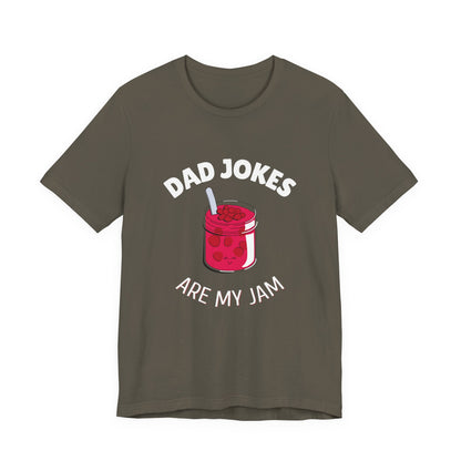 Dad Jokes Are My Jam Shirt Men Funny Dad Joke T-Shirt Gift for Father Graphic Tee