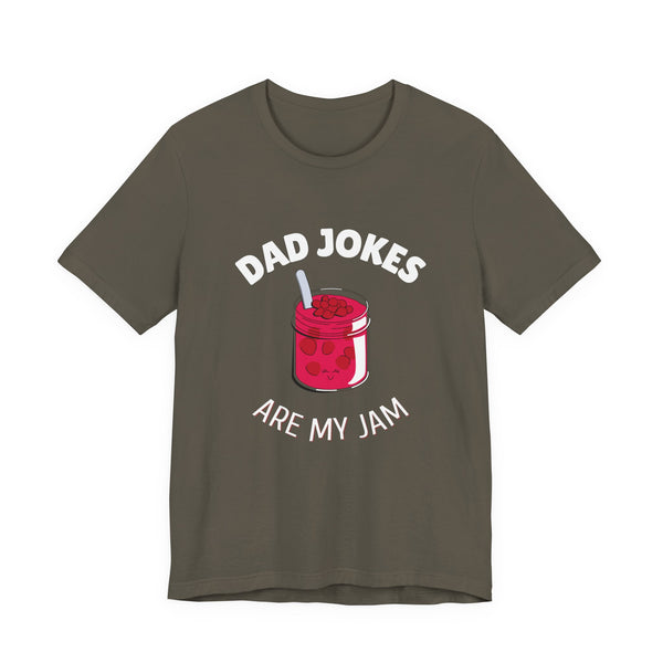 Dad Jokes Are My Jam Shirt Men Funny Dad Joke T-Shirt Gift for Father Graphic Tee