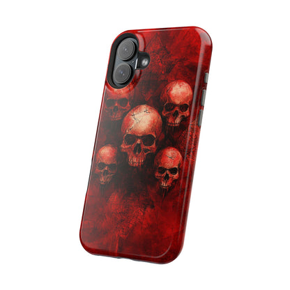 Red Skulls MagSafe iPhone Case