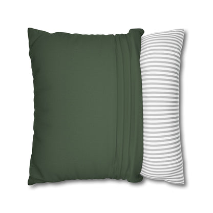 Green Santa Claus Pillow Cover