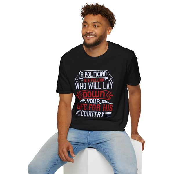 Funny Political Unisex Softstyle T-Shirt Funny TShirt Election 2024