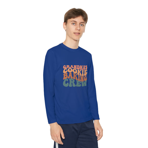 Kids Long Sleeve Grandma Cookie Baking Crew