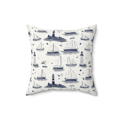 Nautical Throw Pillow