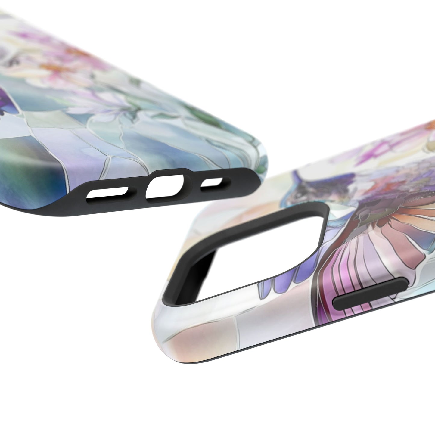 Stained Glass Hummingbird MagSafe iPhone Case