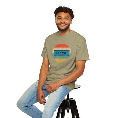 IYKYK Vintage Style Tee with Retro Rainbow