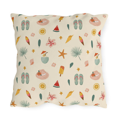 Summer Themed - Outdoor Throw Pillow