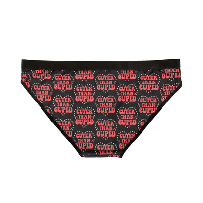 Cuter Than Cupid Women's Briefs - Valentine's Day Underwear Soft Panties Cute Romantic Gift for Her