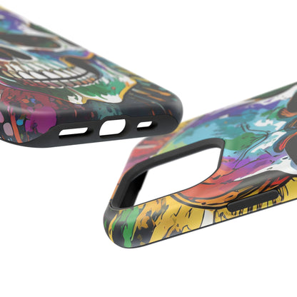 Graffiti Skull - MagSafe iPhone Tough Case