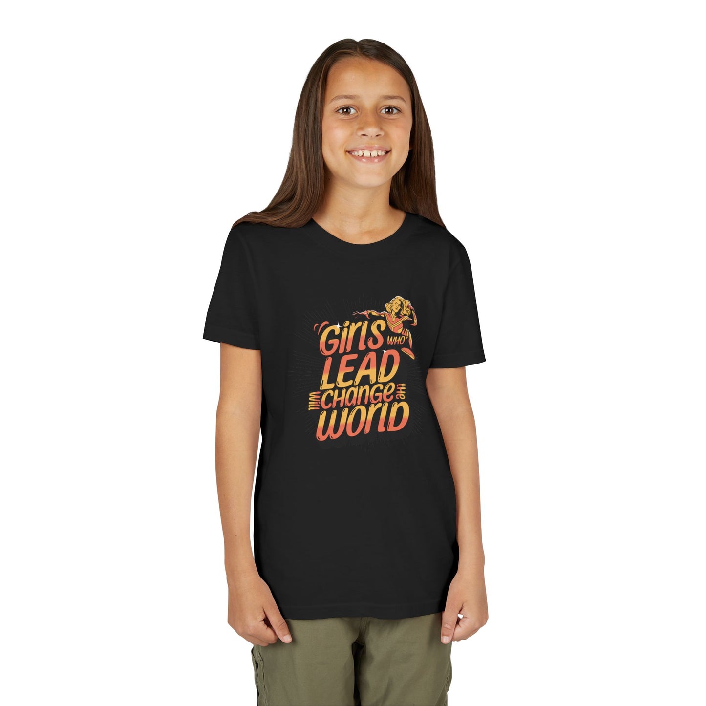 Girls Who Lead Will Change the World - Youth Tee