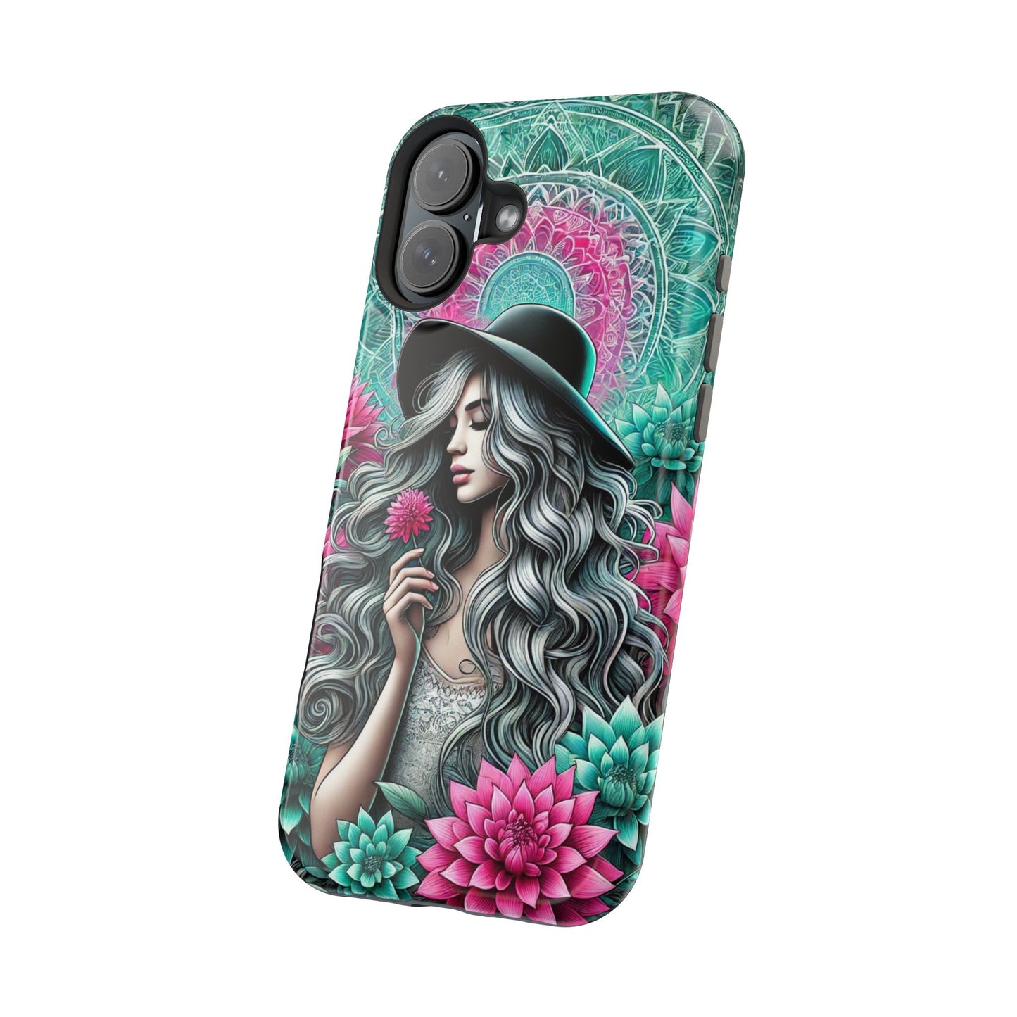 Boho Chic Floral MagSafe iPhone Case