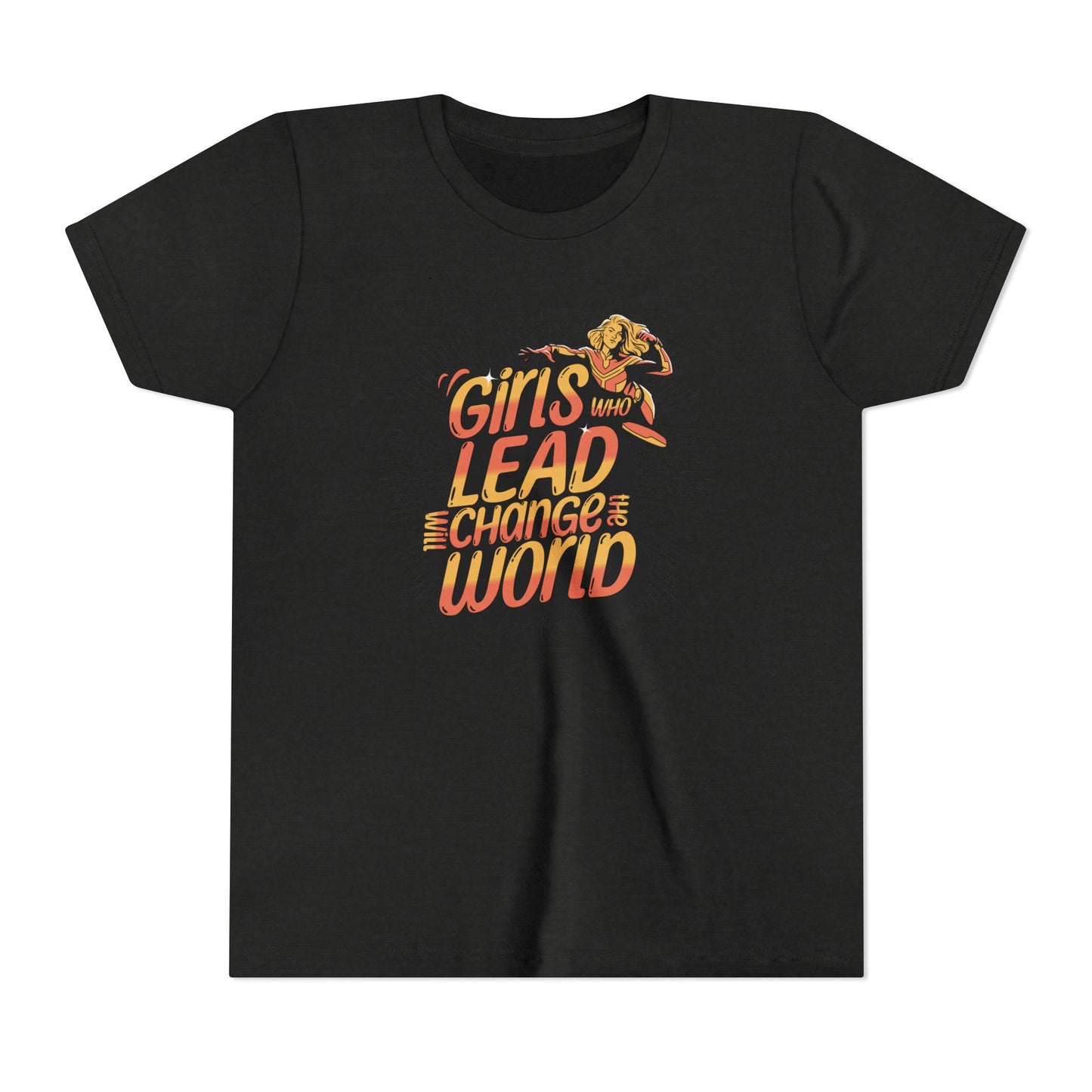 Girls Who Lead Will Change the World - Youth Tee