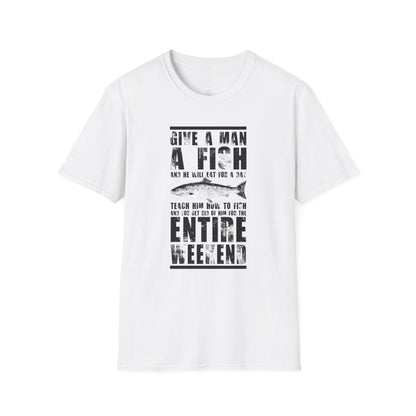 Give a Man a Fish - Unisex Softstyle T-Shirt