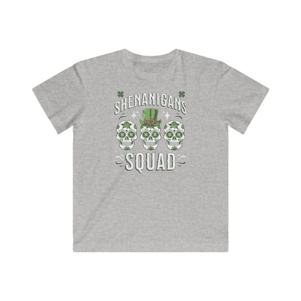 Kids Fine Jersey Tee Shenanigan's Squad St. Patricks Day TShirt