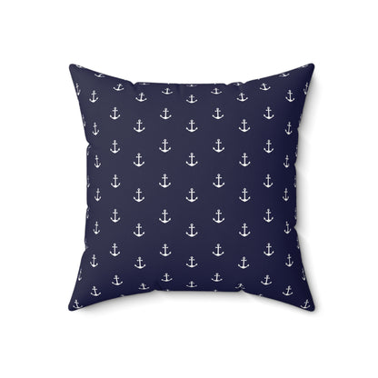 Nautical Anchor Pillow, Coastal Decor, Home Accent, Maritime Gift, Throw Cushion for Beach House, Sailing Enthusiast