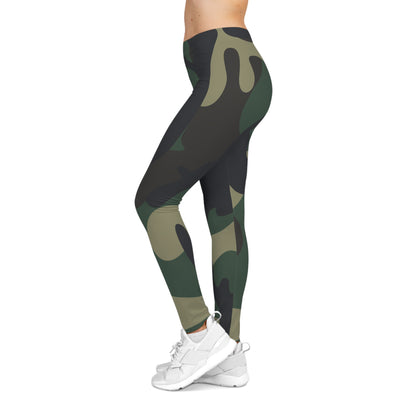 Classic Green Camo Leggings – Silky Smooth Casual Wear