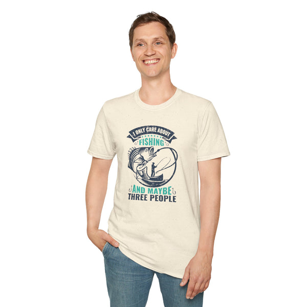 I Like Fishing and 3 People - Classic T-Shirt