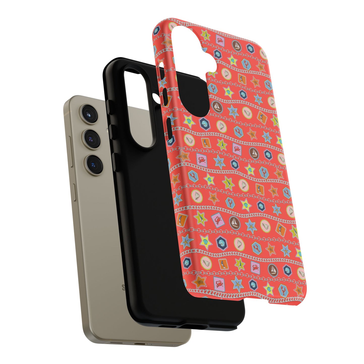 Colorful Summer Icon Patterned Phone Case - iPhone, Pixel, and Samsung Galaxy