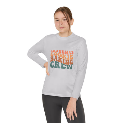 Kids Long Sleeve Grandma Cookie Baking Crew