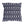 Navy Blue and White Seahorses and Shells Outdoor Pillow