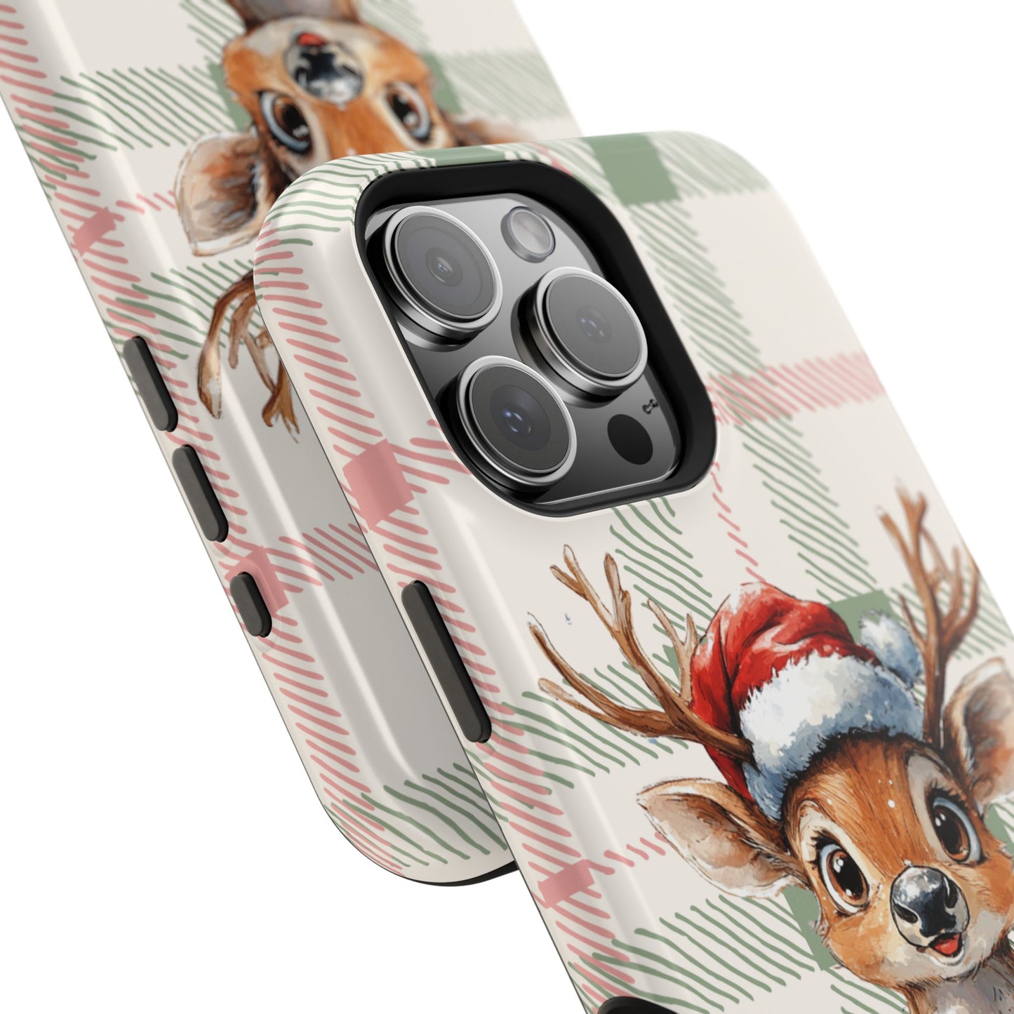 Festive Reindeer MagSafe Christmas iPhone Case